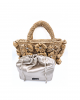 Daisy Tote Natural Raffia Handbag