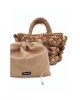 Daisy Tote Tan Raffia Handbag