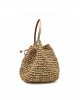 Serena Natural Raffia Bucket Bag